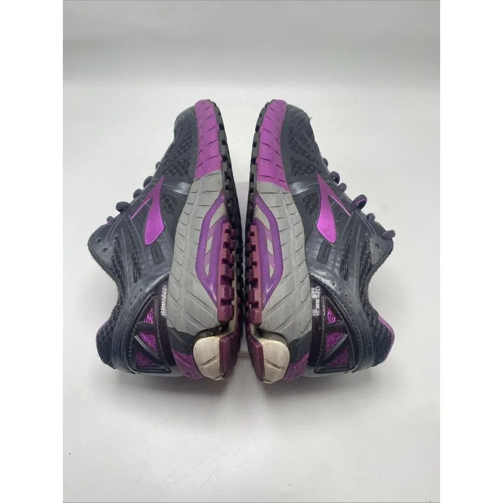 Brooks Shoes Women Size 6 Ariel Running Black Purple Athletic 3672